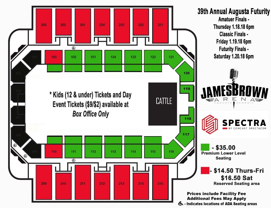 Bell Auditorium Augusta Ga Seating Chart