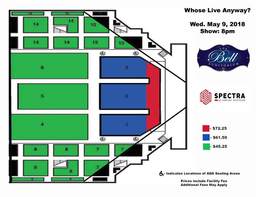 Bell Auditorium Seating Chart