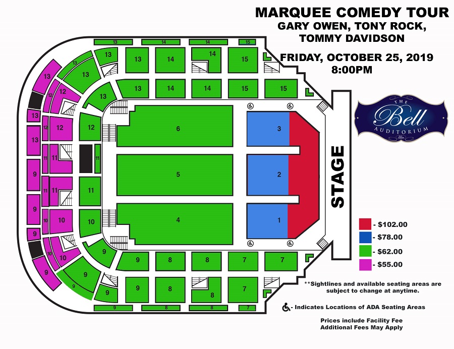 Bell Seating Chart