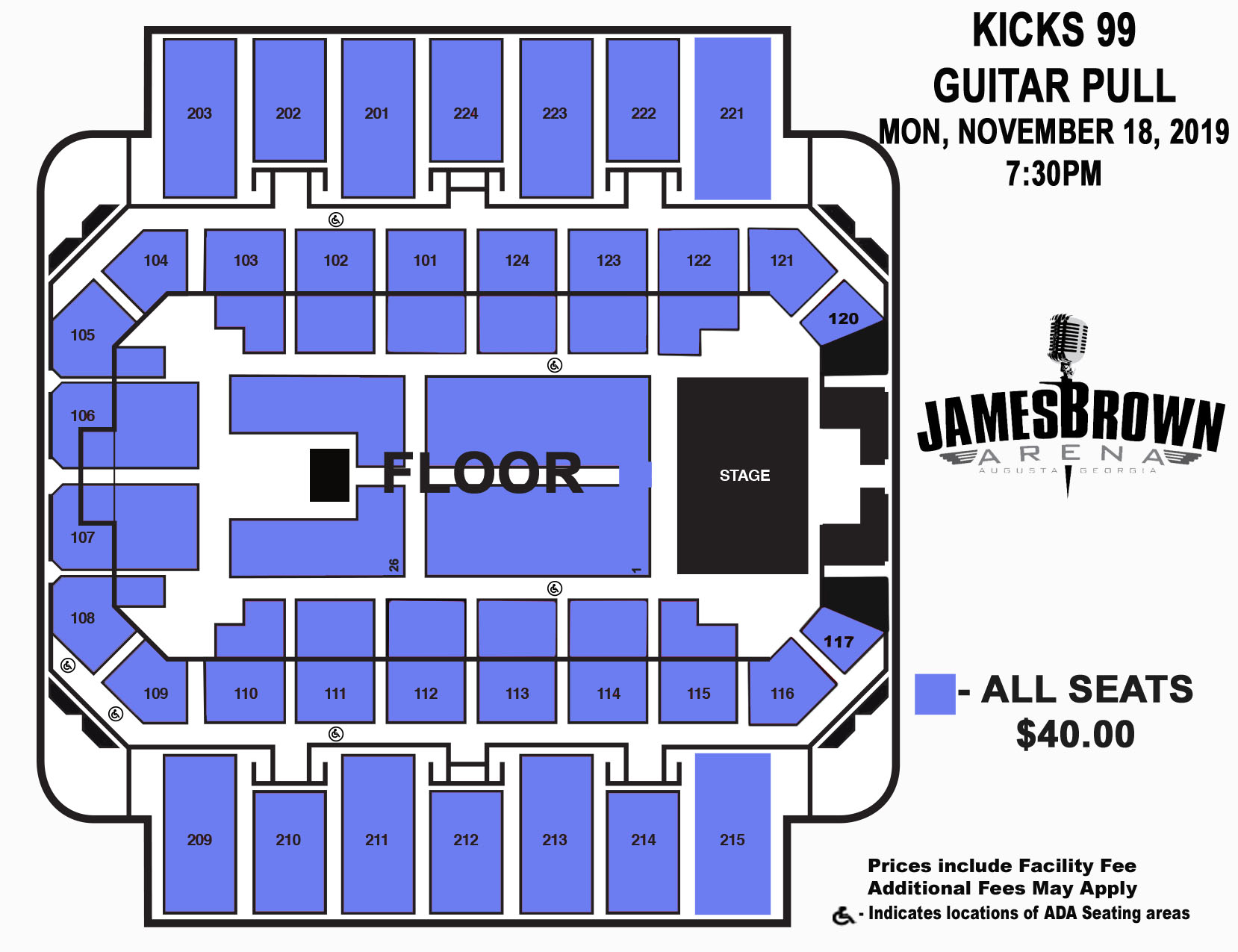 Guitar Pull Seating Chart