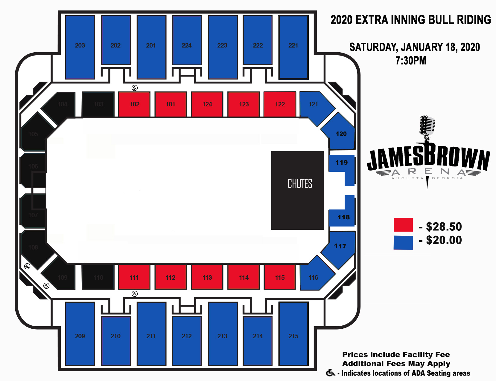 Brown County Arena Seating Chart
